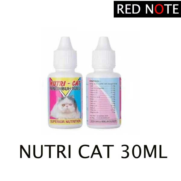 Obat NUTRI CAT 30ml Vitamin Penumbuh Bulu