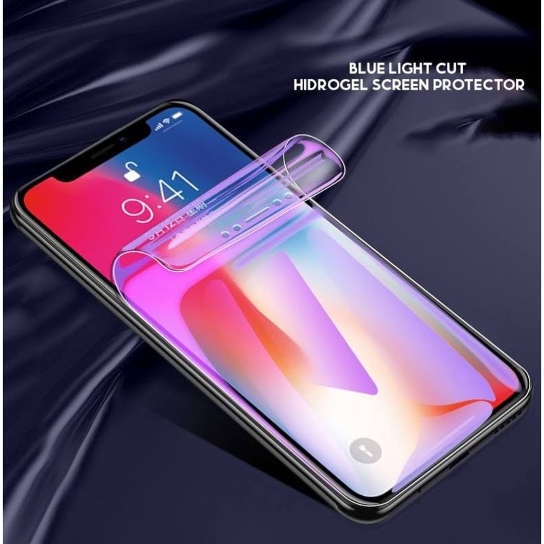 Hydrogel Anti Blue Anti Radiasi Full Cover Iphone 6 7 8 X XR XS 11 12 13 14 Plus Pro Max