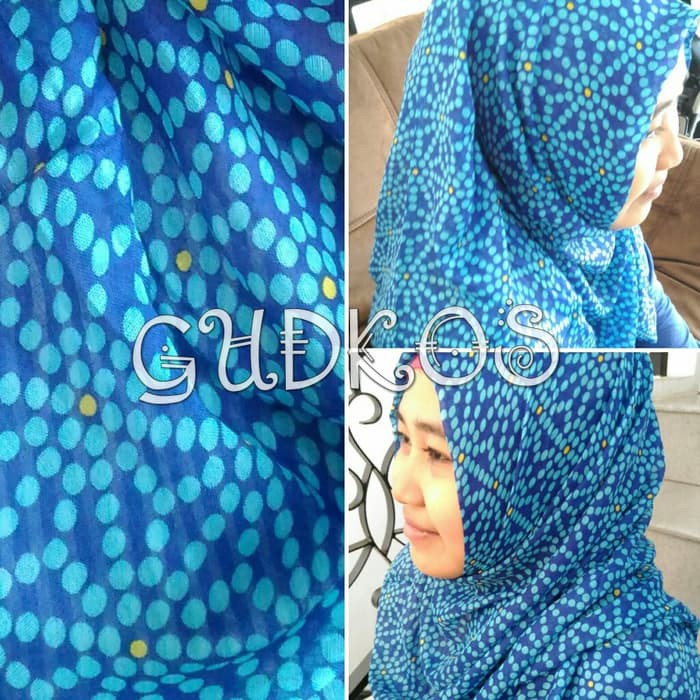 Ns FC Jilbab/ Hijab/ Krudung/ Pashmina La Moda Azara Motif
