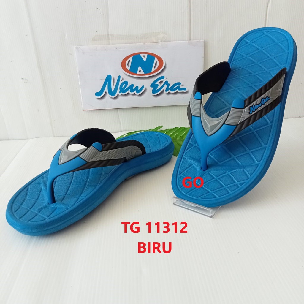 gof NEW ERA TG 11312 Sandal Japit Anak Cowok Tanggung Sendal Japit Karet Anti Slip Original