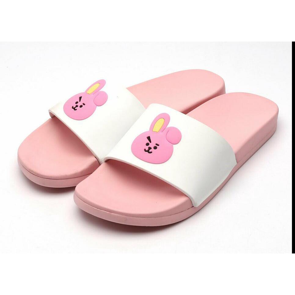 KPOP BT21 Sandal  Selop Rumah  Motif Kartun Lucu  Anti Slip 