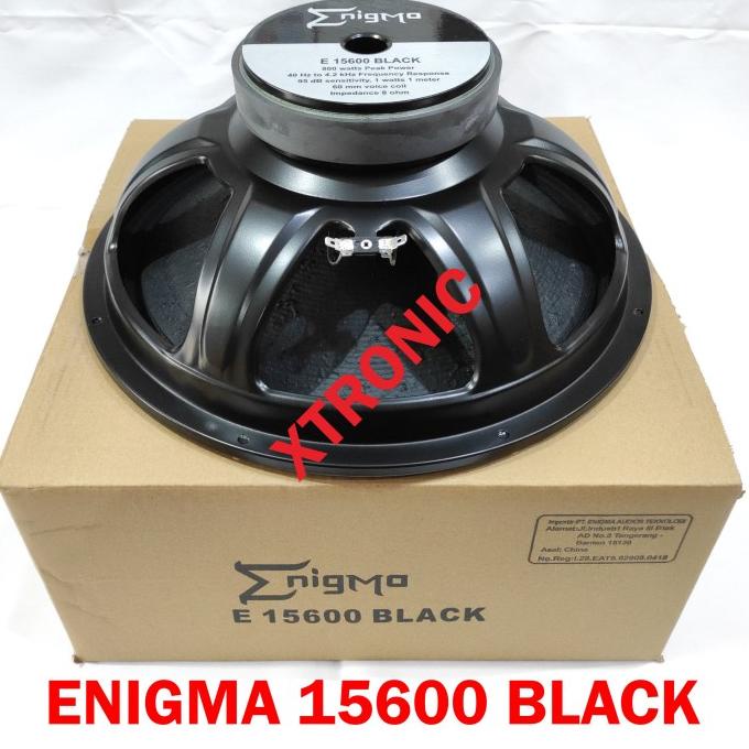 Speaker Enigma 15" Inch E 15600 Black E15600 E15600Black