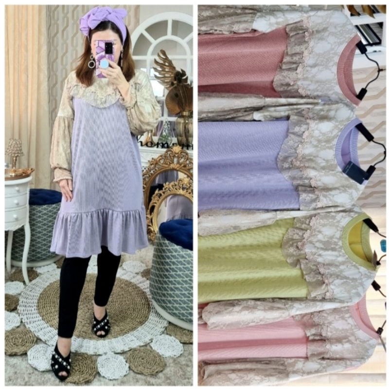 Tunik import wanita / tunik cantik rajut /tunik rajut