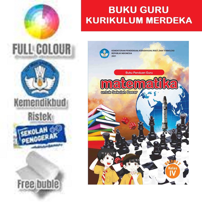 Buku Panduan Guru Matematika Kelas 4 Volume 2 Kurikulum Merdeka/Sekolah Penggerak/mandiri (Dikbud)