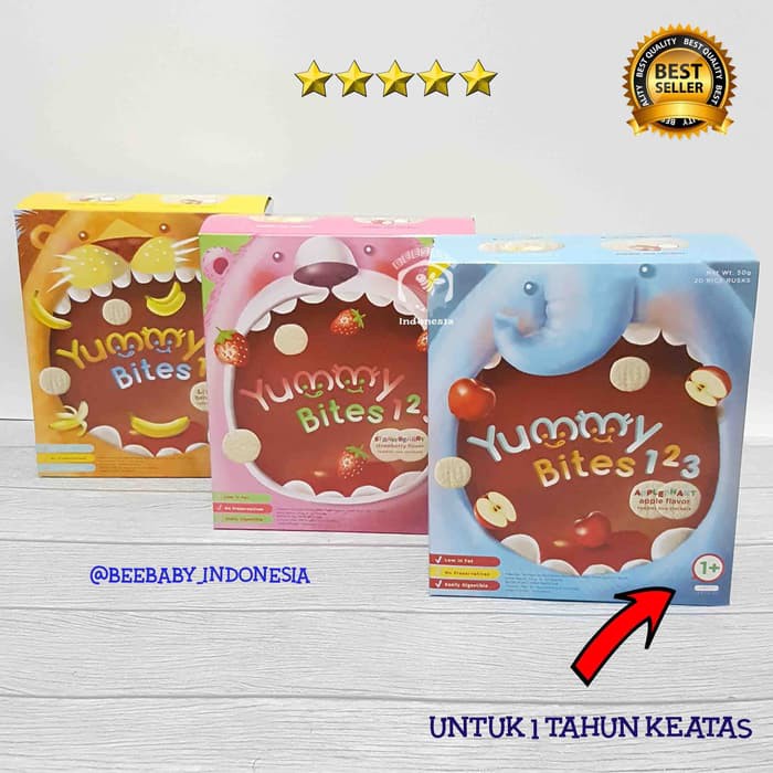 

Snack Terbaru!! Yummy Bites 123 untuk Anak 1+ - banana