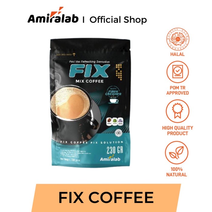 

AMIRALAB Fix Coffee Minuman Herbal Kopi Minuman Sehat 250 Gr