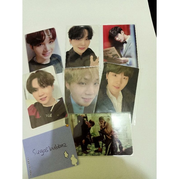 OFFICIAL PHOTOCARD Suga Yoongi taehyung Jungkook namjoon LY NY memories 2019 Dope mots br br19 ld FC