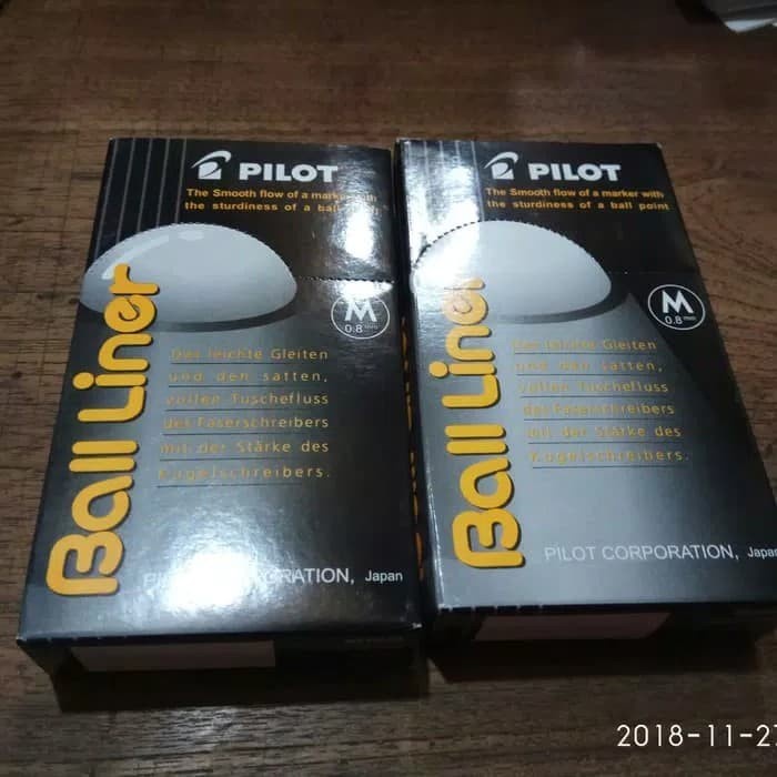 

pulpen ball liner merk Pilot promo
