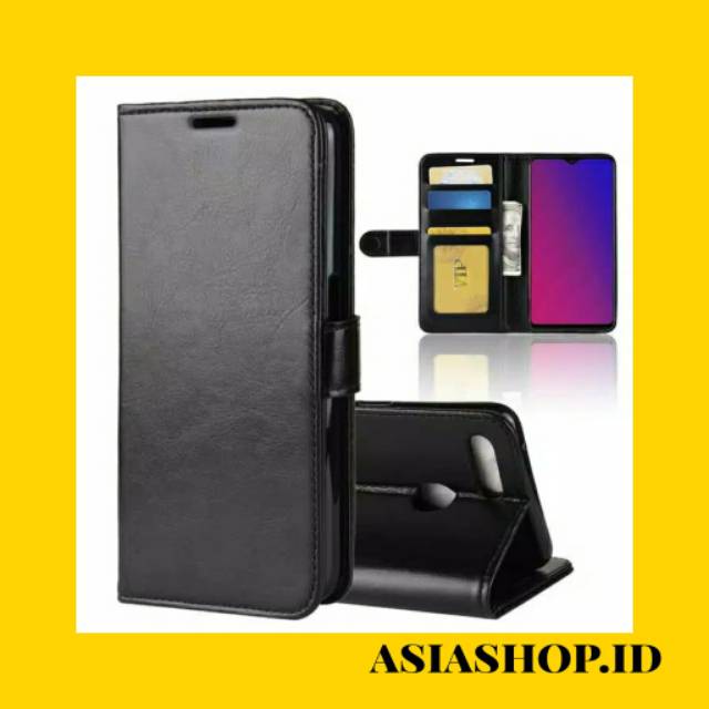 Case Flip cover Premiun Leather Magnetic wallet case Samsung A20S A31 A51 A80 A71 S20