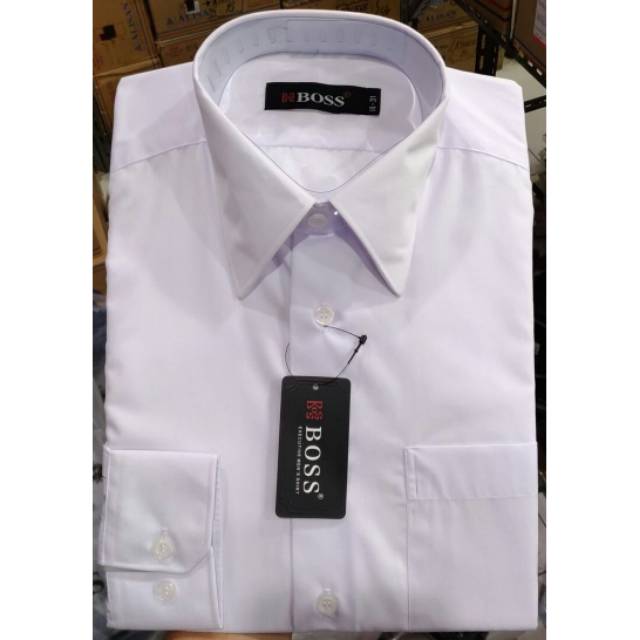Kemeja Putih SlimFit Lengan Panjang BOSS