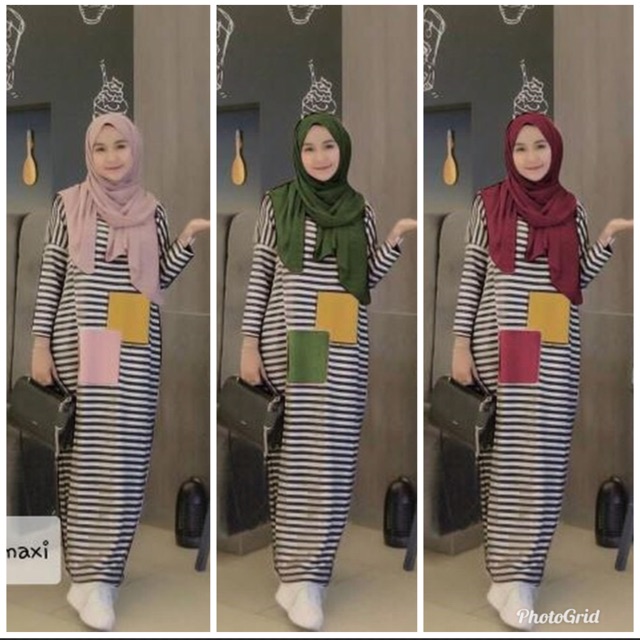 ZR Neysa maxi / Gamis wanita kekinian / maxi murah