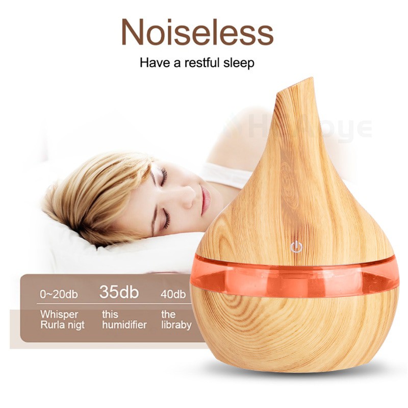 Air Humidifier Ultrasonic Taffware Humi Kbaybo KH98 Diffuser Aromatherapy Wood Grain 300ml