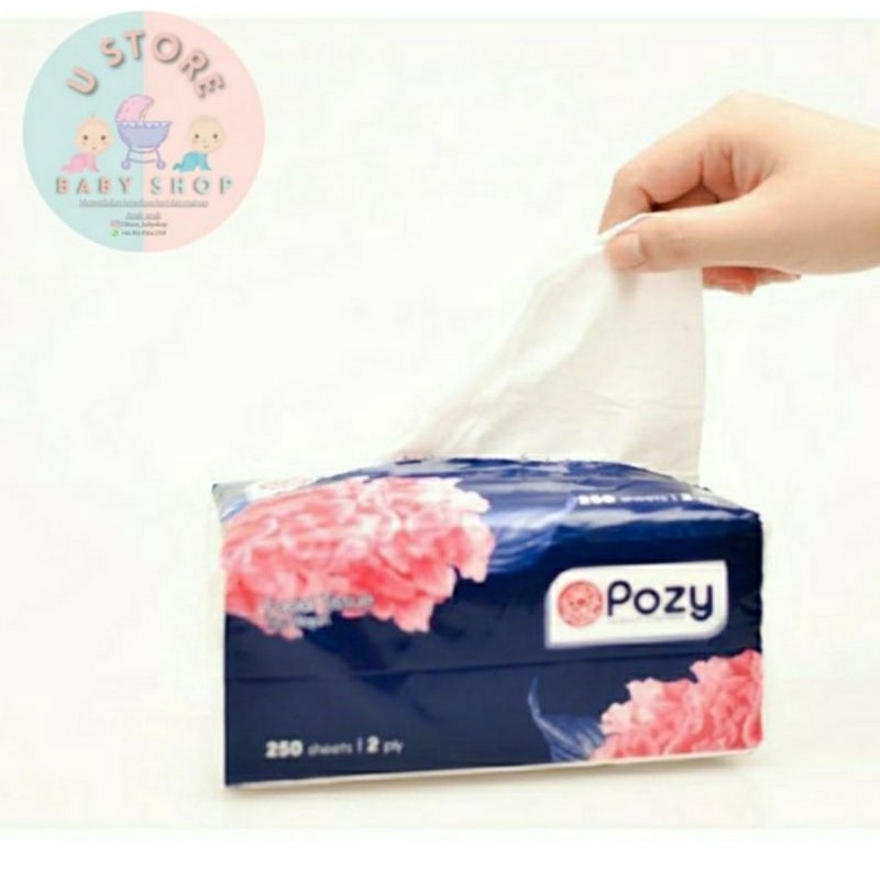 Tissue murah Tissue facial Pozy 250 Sheet Tissue Facial murah Tisu wajah murah Tisue murah