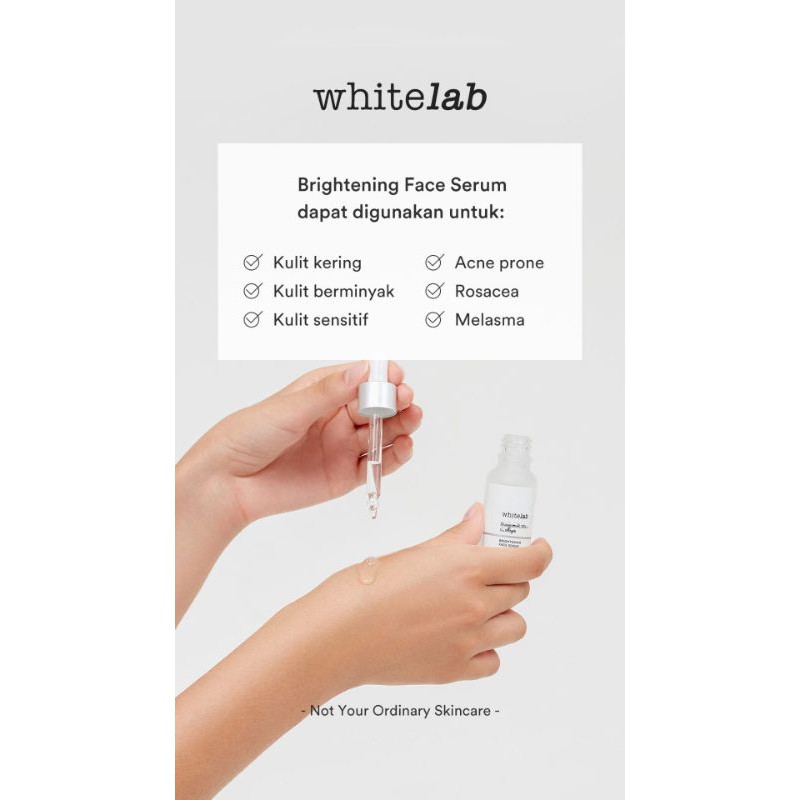 whitelab brightening face serum
