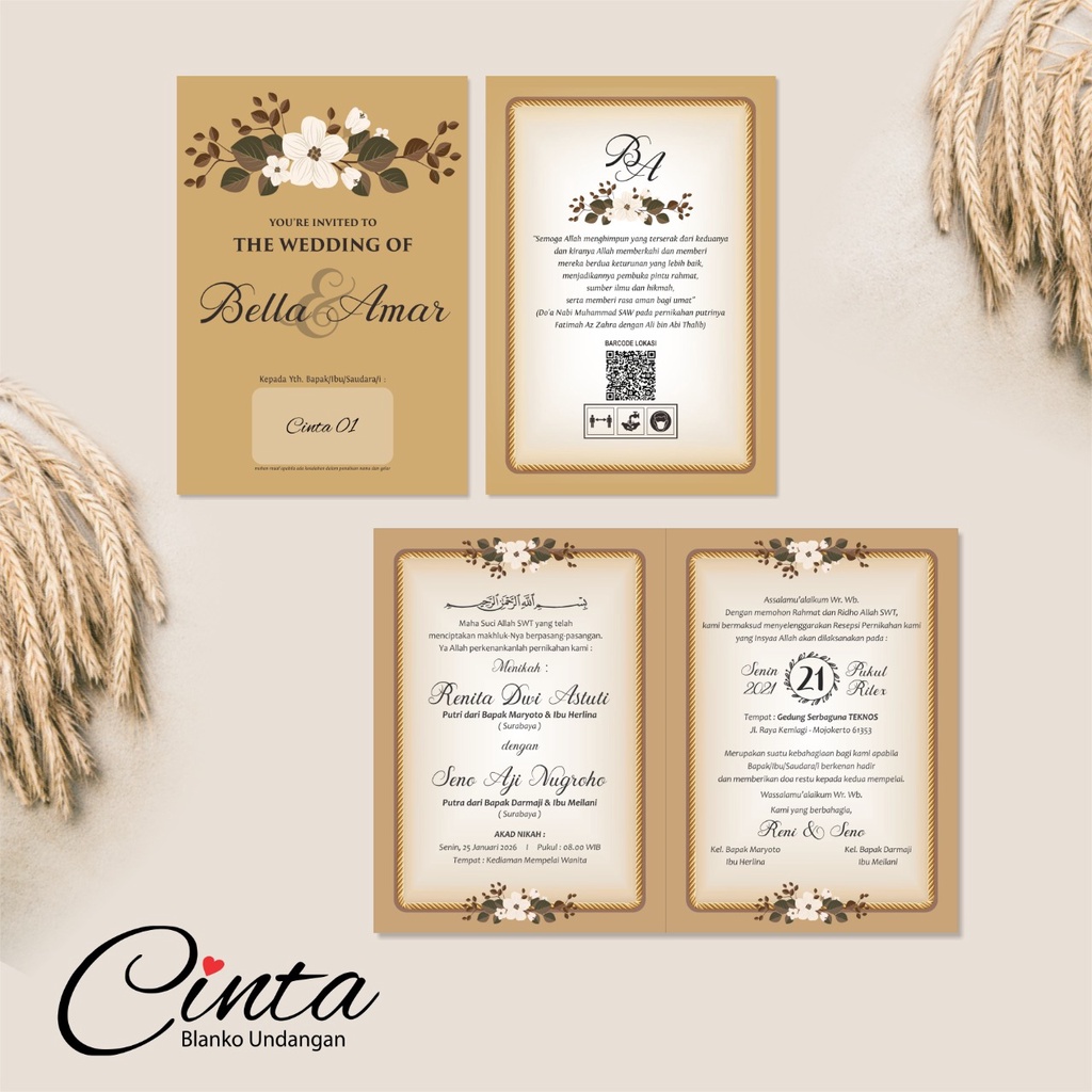 FILE SETTING DESAIN BLANKO UNDANGAN CINTA 01