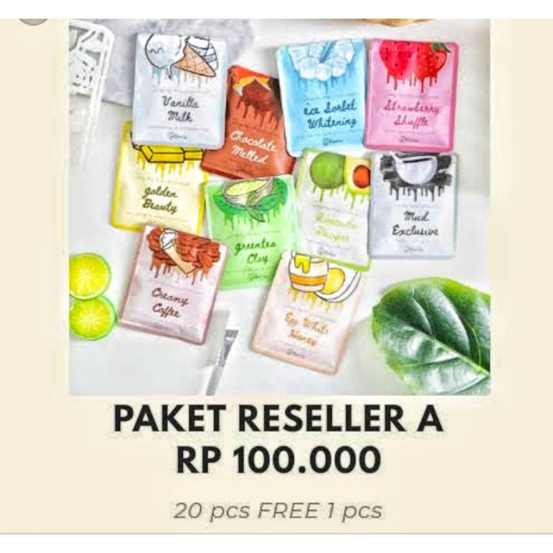 paket usaha masker Lea Gloria