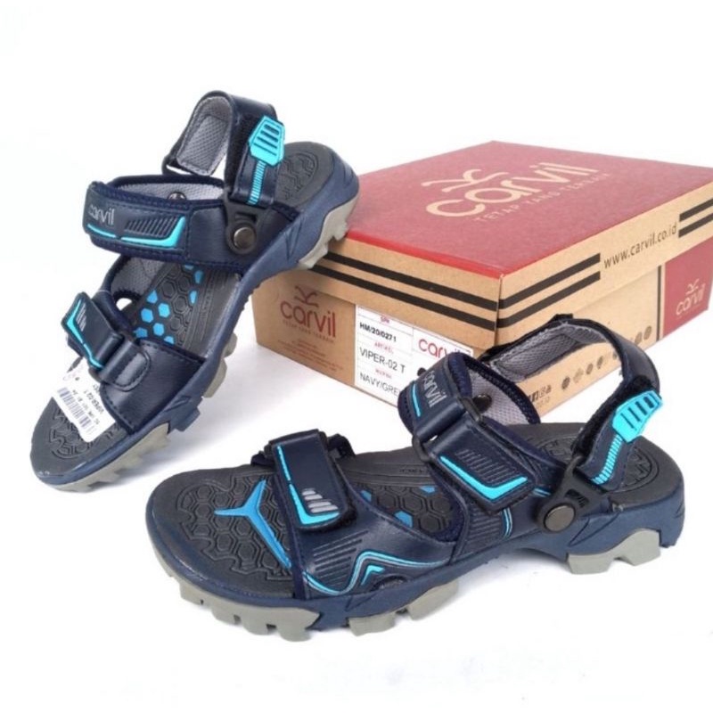 CARVIL VIPER 02 NAVY/GREY| SANDAL GUNUNG ANAK ORIGINAL 100%