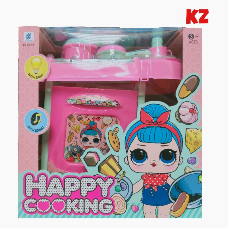 Mainan Magic Kitchen Happy Cooking Free Baterai