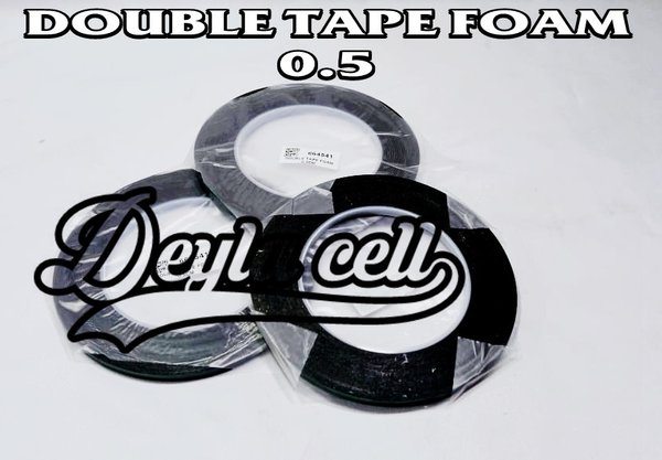 

Double Tape Foam Double Tape Busa Black Super Lengket 0.5cm