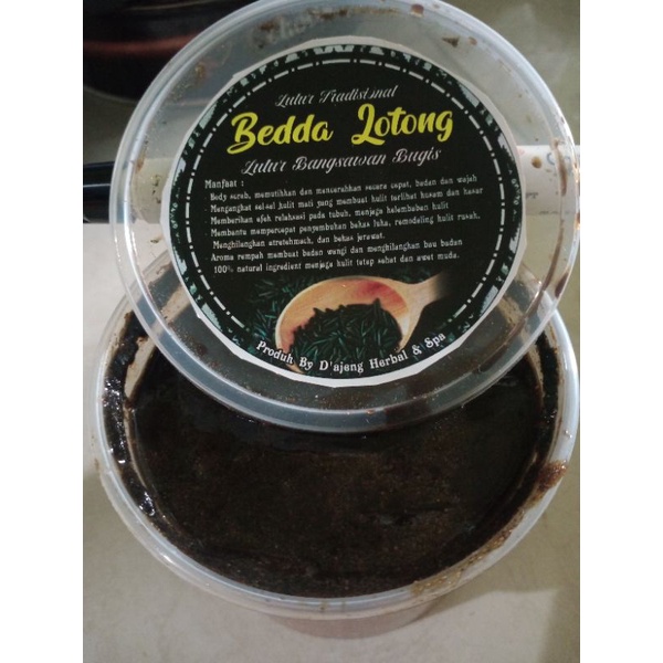 Beda lotong, lulur rempah (BASAH SIAP PAKAI) 200 GRAM