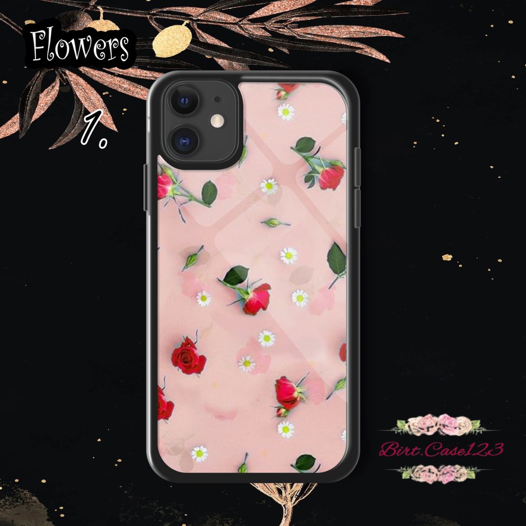 Hardcase 2d Glossy FLOWERS Xiaomi Redmi Note 2 3 4 4x 5a 5 6 7 8 9 9s Pro Prime BC3373