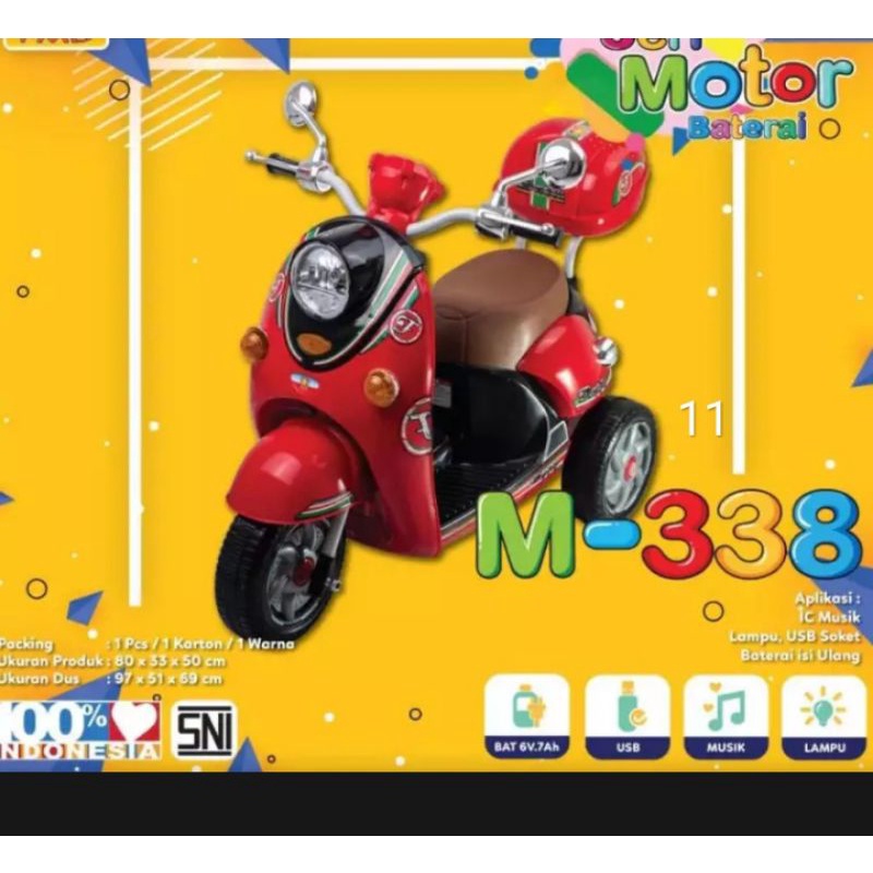 Motor Aki Anak SCOOPY