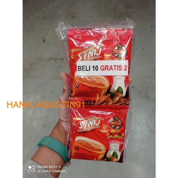 

Kopi Singa STMJ isi 10 Sachet / Kopi Instan STMJ Singa / Kopi Singa Renceng SS91