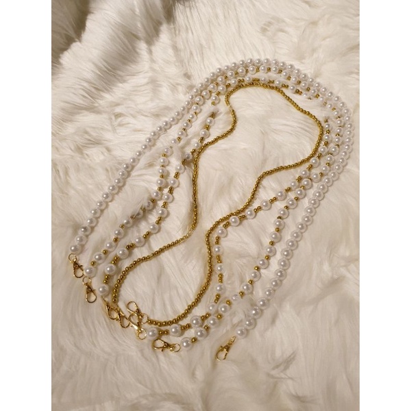Tali tas mutiara panjang / tali tas mutiara pendek / pearl bag