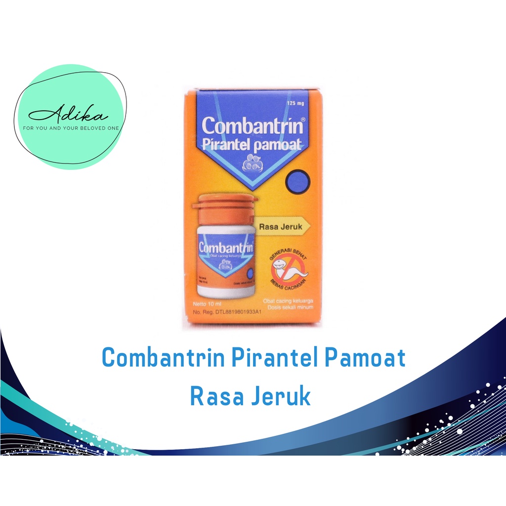 Combantrin Pirantel Pamoat Rasa Jeruk
