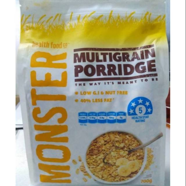 

Monster Muesli Multigrain Porridge 700gr /sport /tropical /free low /fibre