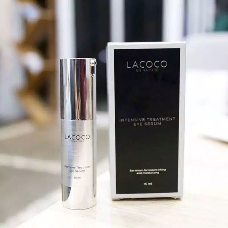 LACOCO Sheet Mask Intensive Serum Glowing pencerah Wajah dan Kelopak Mata kurangi garis halus mata panda Aman BPOM