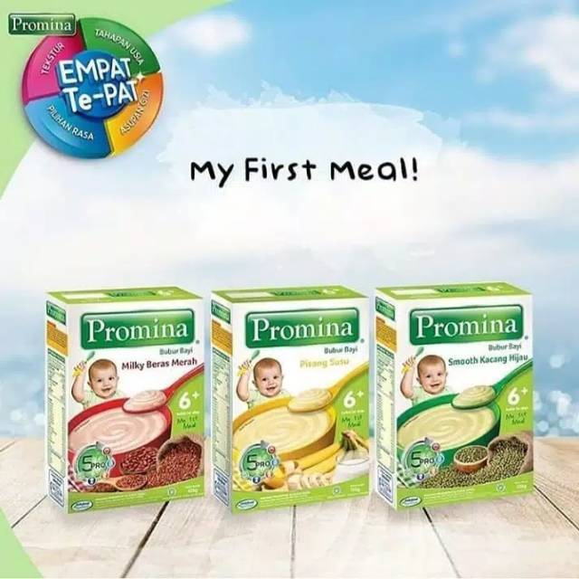 Promina Bubur Cereal Bubur Bayi 6+ BOX 120GR Promina BC Mpasi