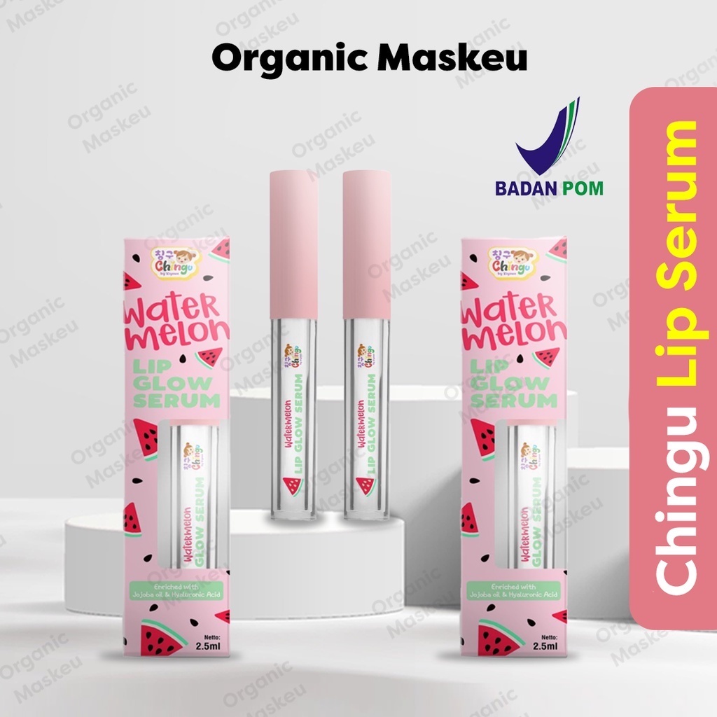 QEILA - LIP GLOW SERUM CHINGU BY KIYOWO WATERMELON LIP SERUM BPOM