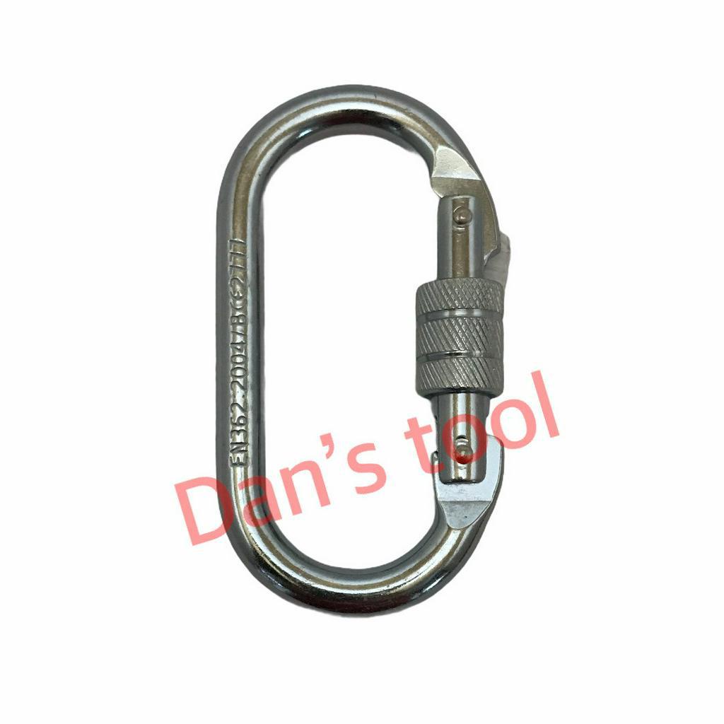 Carabiner Chrome Body Besar - Gantungan Panjat Tebing - Safety Lock