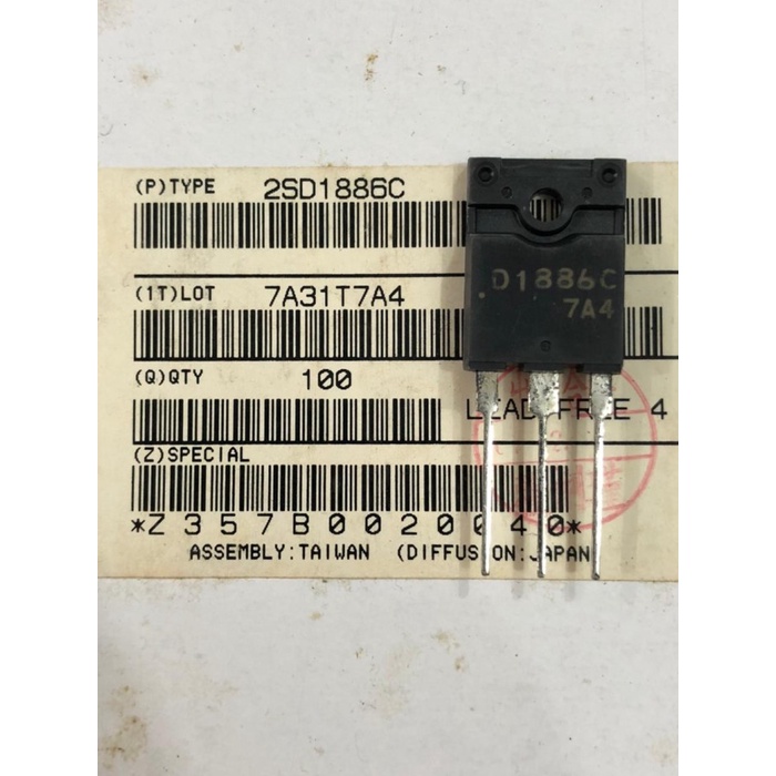TRANSISTOR HORISONTAL D1886 Original