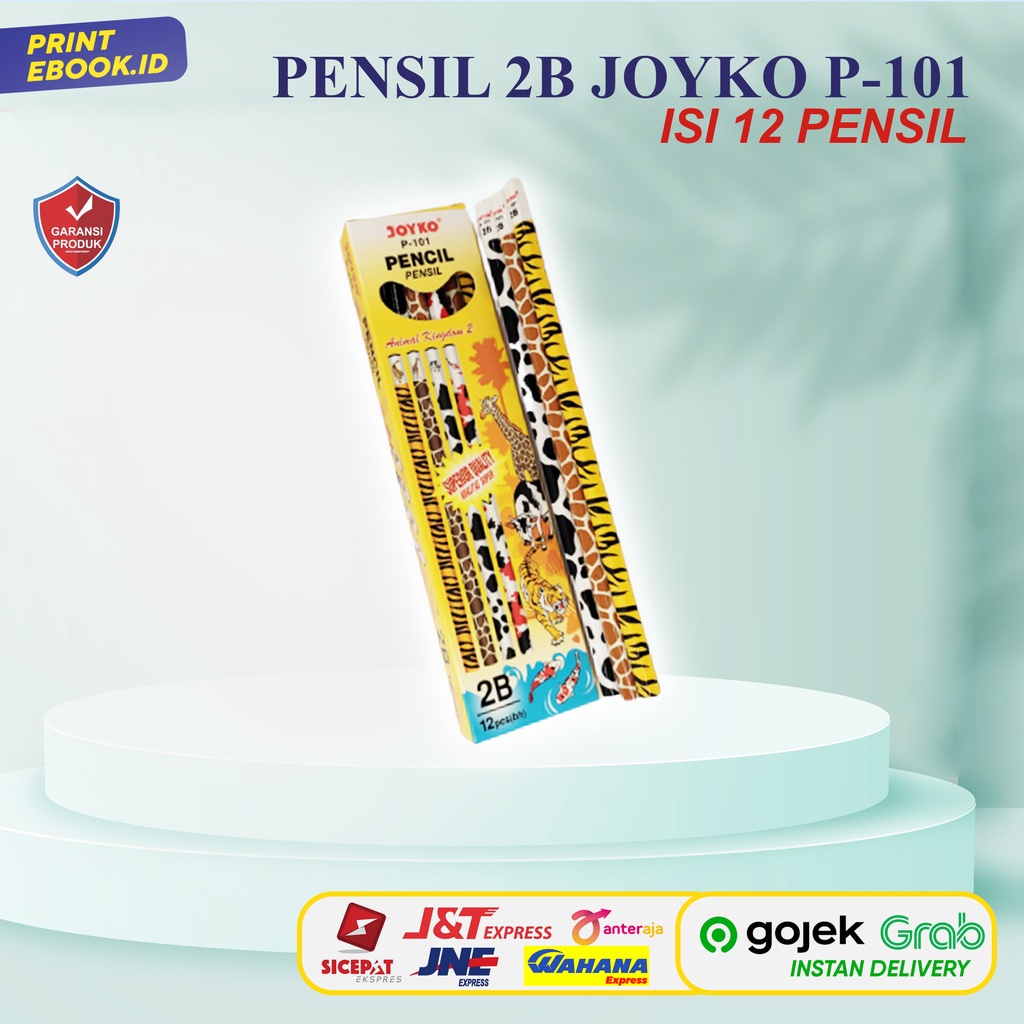 

[TERMURAH] PENSIL 2B JOYKO P-101 2B ANIMAL