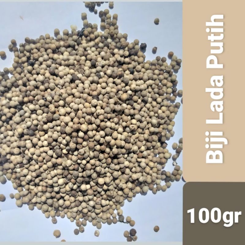

BIJI LADA PUTIH / MERICA PUTIH Netto 100gr