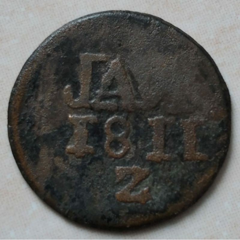 Koin Kuno Java LN 1811 Luis Napoleon - JV2