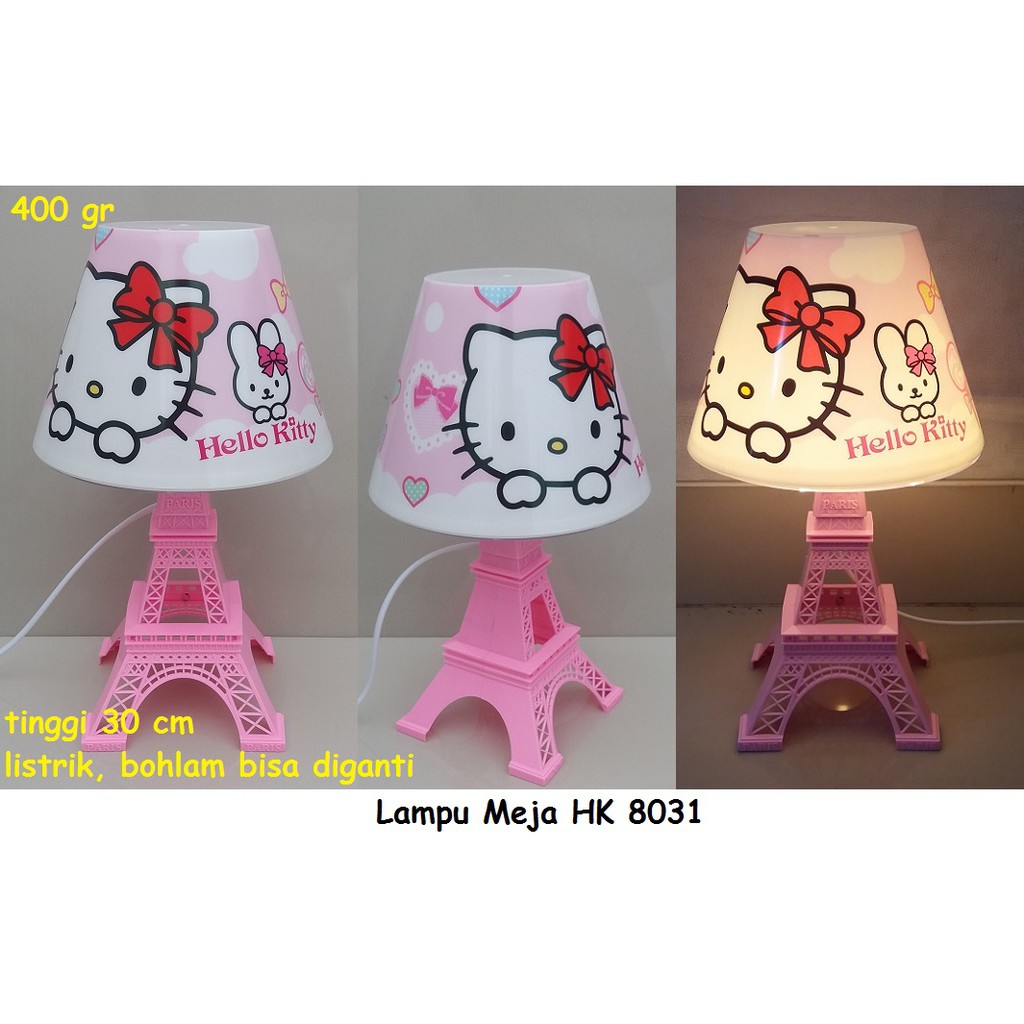 Lampu Meja Hello Kitty / Lampu Tidur Doraemon