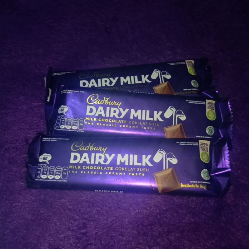 Cadburry Dairy Milk - Cokelat Susu Bar - Besar Coklat Dairy Mlik - Dairy Milk Coklat Batang Susu Cam