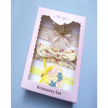 [1KG 15PCS] ❤ LBS  ❤ Set Bandana Bayi Dengan Model Ikatan Pita Bervariasi Box-B.18