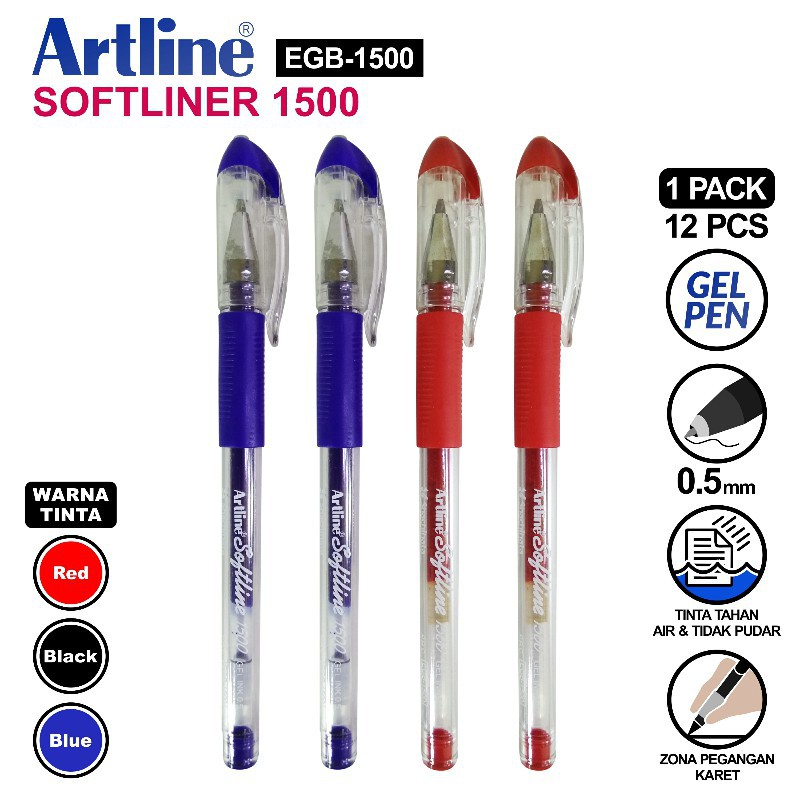 

[PCS] ARTLINE PULPEN GEL PEN EGB-1500 BALLPEN BOLPEN*