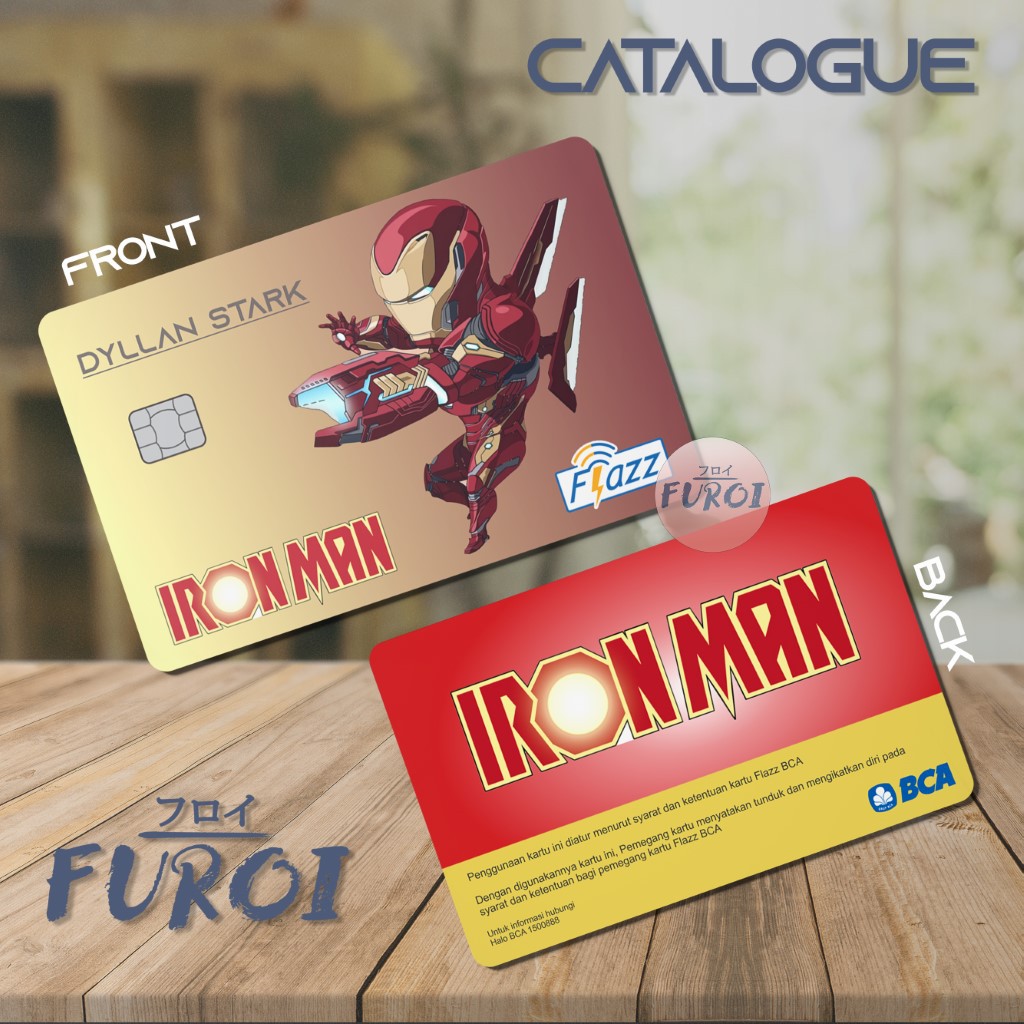 Kartu Flazz BCA | Kartu Emoney Mandiri | Chibi Ironman