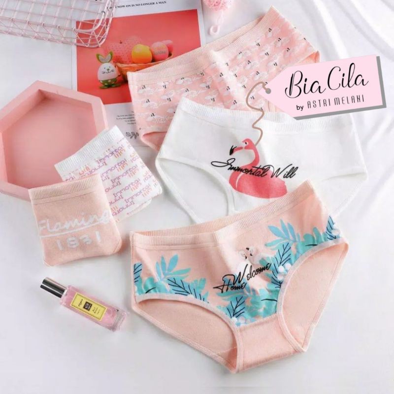 Celana Dalam / CD Wanita Imut Polos HIGH QUALITY / CD Fashion Jepang Korea Import