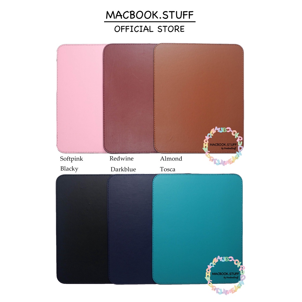 MOUSEPAD BASIC LEATHER KULIT TEMPAT ALAS MOUSE ANTI SLIP GAMING MACBOOK LENOVO ASUS DELL NEW AIR PRO RETINA M1 2019 2020 2021 11 12 13 15 16