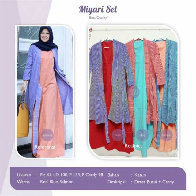 Baju muslim set murah/baju kondangan