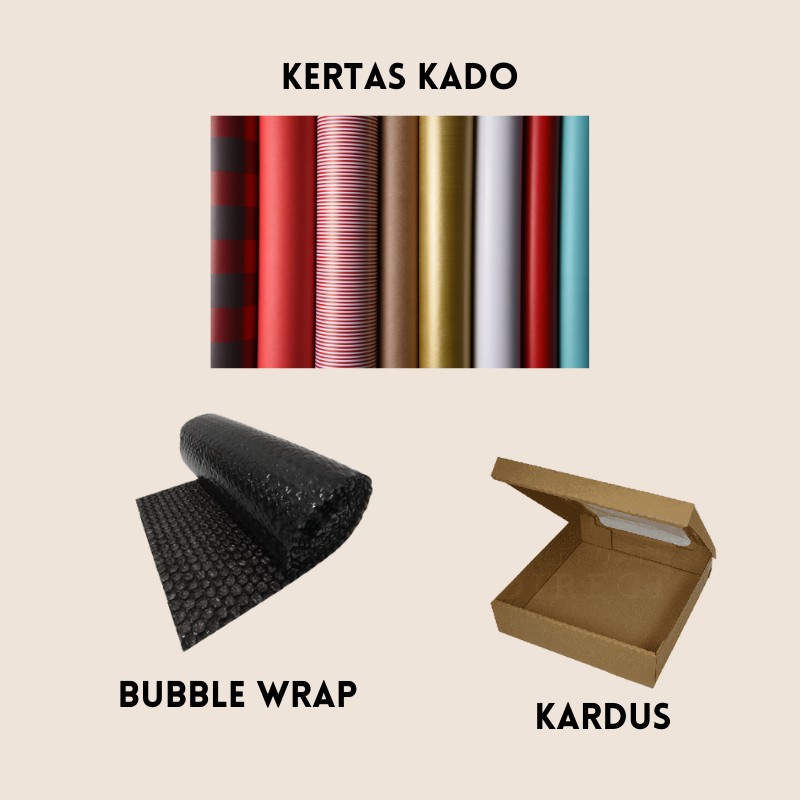 

KARDUS / BUBBLE WRAP / KERTAS KADO TAMBAHAN