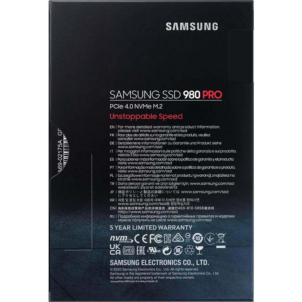 Samsung 980 PRO 1TB 2TB PCIe SSD 7000 MB/s 4.0 NVMe Gen4 M.2