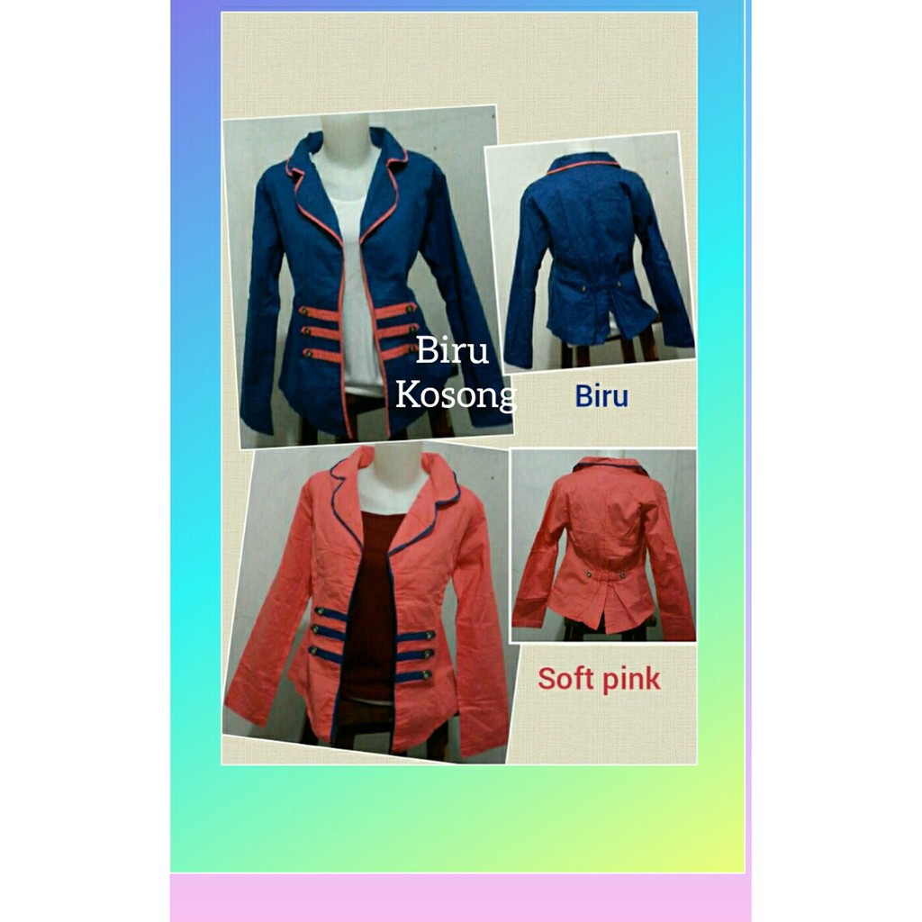 Semi blazer wanita free dalamannya