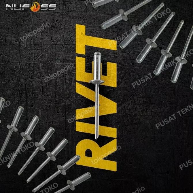 

Nuffos Paku Rivet 3.2 Mm - Blind Rivet 3.2 X 9.5 Mm - Nuffos 435